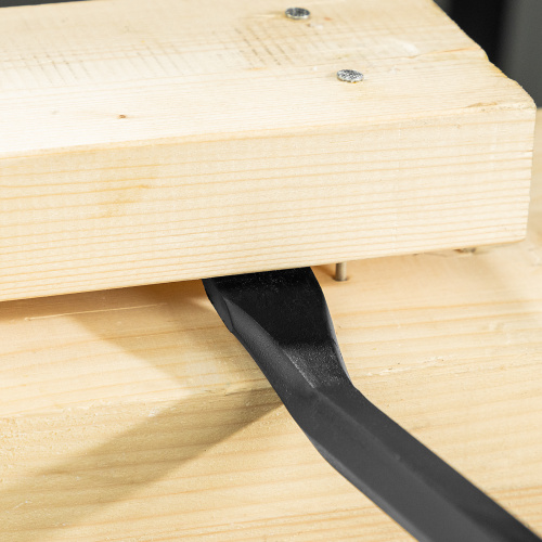 Лом-гвоздодер, 450 мм, шестигранный 16 мм, окрашенный, сталь 65 Denzel купить в Москве с доставкой по всей России | ProtosMarket.ru