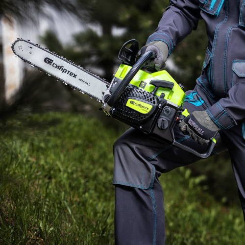 Пила цепная бензиновая БП-4540, 45 см3, шина 40 см, шаг 0.325, паз 1,5 мм, 64 звена Сибртех купить в Москве с доставкой по всей России | ProtosMarket.ru