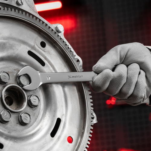 Набор ключей рожковых 12 шт, (6-32мм) CrV, EllipticaL зеркальное хромирование Matrix купить в Москве с доставкой по всей России | ProtosMarket.ru