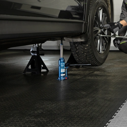 Домкрат гидравлический бутылочный, 2 т, h подъема 178-338 мм, в пластиковом кейсе Stels по ценам производителя в Казани с доставкой по всей России