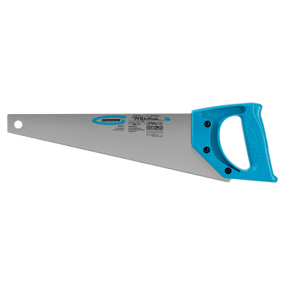 Ножовка для работы с ламинатом "Piranha", 360 мм, 15-16 TPI, зуб 2D, каленый зуб, пласт.рук-ка Gross купить в Москве с доставкой по всей России | ProtosMarket.ru