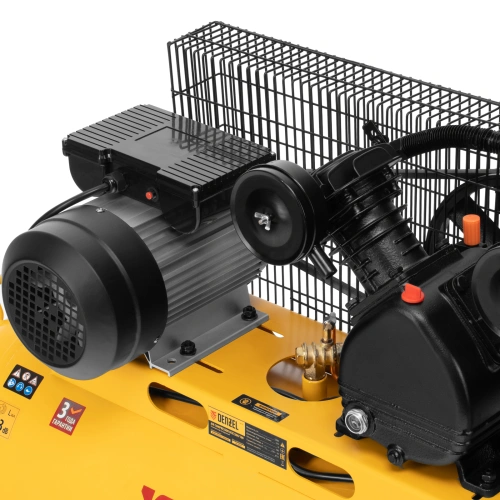 Компрессор воздушный BCV2200/100, ременный привод, 2.2 кВт, 100 литров, 370 л/мин Denzel по ценам производителя в Казани с доставкой по всей России