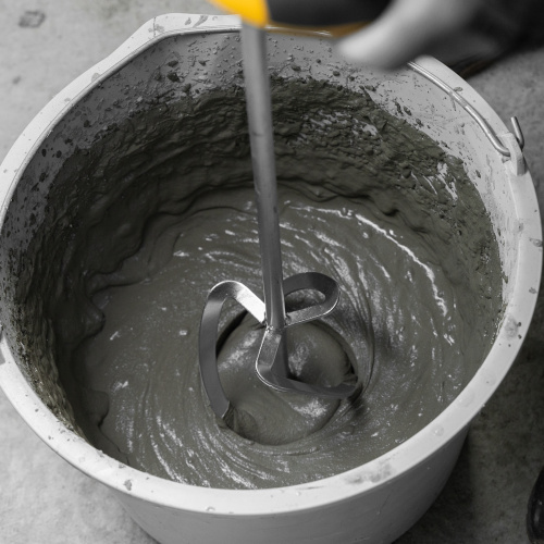 Насадка для миксера, для легких растворов, 120 х 590 мм, оцинкованная, хвостовик резьба М14 Сибртех купить в Москве с доставкой по всей России | ProtosMarket.ru