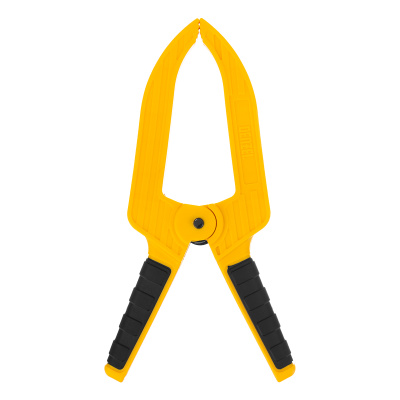 Струбцина клещеобразная, удлиненная 50 х 80 мм двухкомпонентные рукоятки Denzel по ценам производителя в Казани с доставкой по всей России