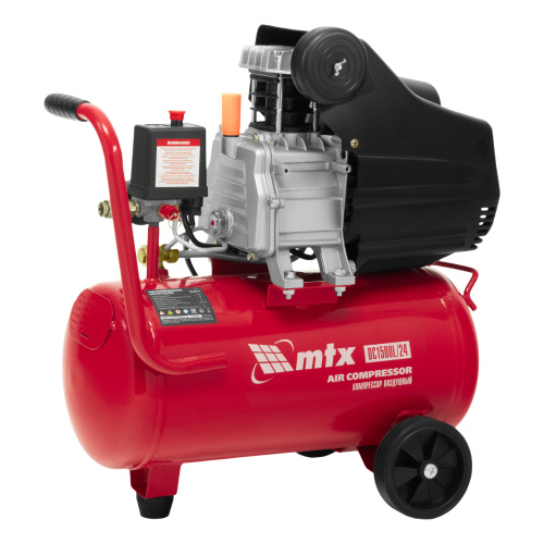 Компрессор воздушный DC1500L/24, 1,5 кВт, 24 л, 210 л/мин MTX купить в Москве с доставкой по всей России | ProtosMarket.ru