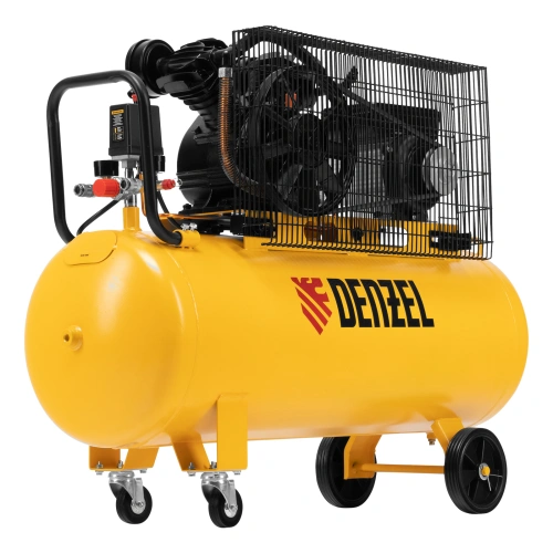 Компрессор воздушный BCV2200/100, ременный привод, 2.2 кВт, 100 литров, 370 л/мин Denzel по ценам производителя в Казани с доставкой по всей России