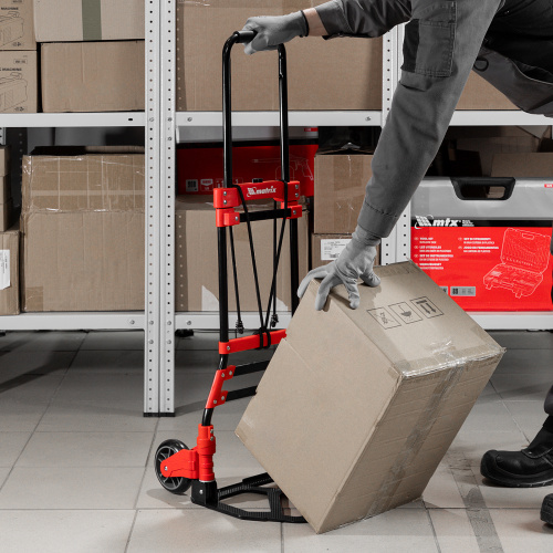 Тележка хозяйственная, складная, 2 колесная, грузоподъемность 80 кг Matrix по ценам производителя в Казани с доставкой по всей России