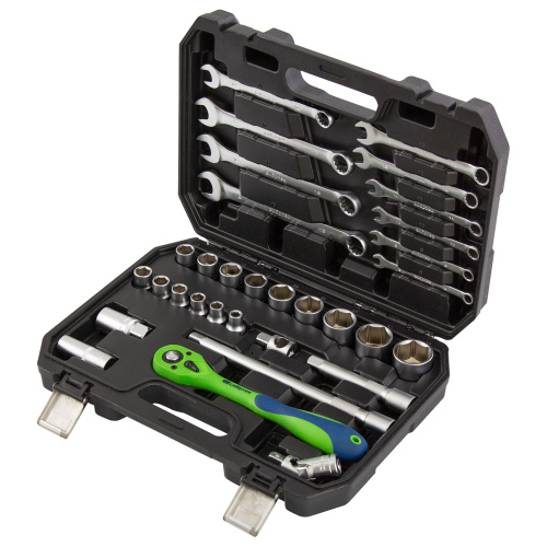 Набор инструментов 32 предмета, CrV, 1/2" Сибртех купить в Москве с доставкой по всей России | ProtosMarket.ru