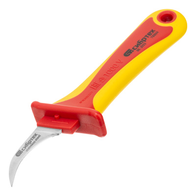 Нож диэлектрический до 1000 В, серповидная рабочая кромка полотна Сибртех купить в Москве с доставкой по всей России | ProtosMarket.ru