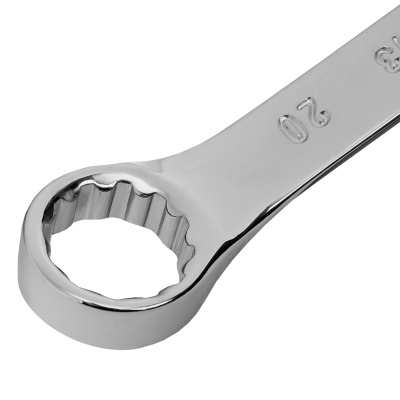 Ключ комбинированный, 20 мм, CrV, полированный хром Matrix по ценам производителя в Казани с доставкой по всей России