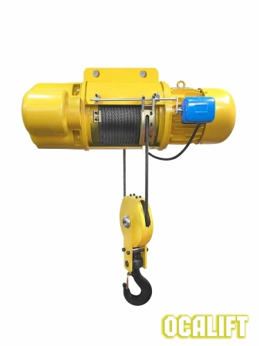 Таль стационарная ТЭК OCALIFT CD1 1т высота 9м канатная электрическая 380в по ценам производителя в Казани с доставкой по всей России