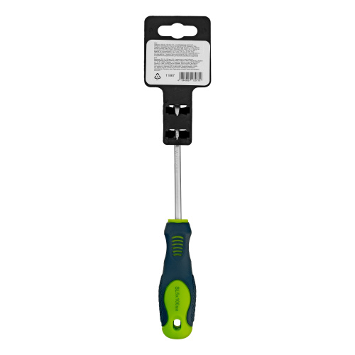 Отвертка, SL5 х 100 мм, CrV, двухкомпонентная рукоятка Сибртех купить в Москве с доставкой по всей России | ProtosMarket.ru