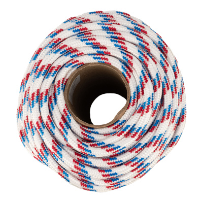 Фал плетеный полипропиленовый с сердечником, 10 мм, L 100 м, 24-прядный, Сибртех купить в Москве с доставкой по всей России | ProtosMarket.ru