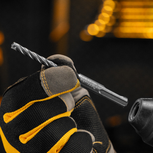 Бур по бетону, цельная крестовая пластина, 6x115 мм, SDS PLUS Denzel по ценам производителя в Казани с доставкой по всей России