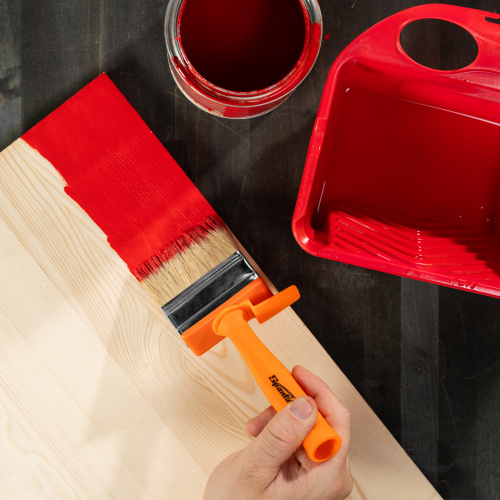 Кисть-ракля, 30х70 мм, натуральная щетина, пластмассовый корпус, пластмассовая ручка Sparta купить в Москве с доставкой по всей России | ProtosMarket.ru