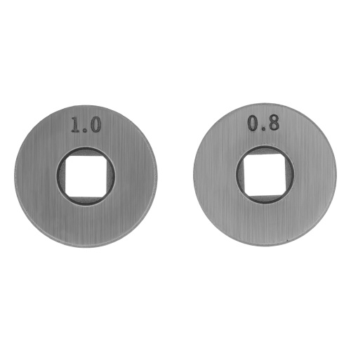 Подающий ролик, U профиль зубчатый под флюсовую проволоку 0,8-1мм посадка квадрат, 2 шт Denzel по ценам производителя в Казани с доставкой по всей России