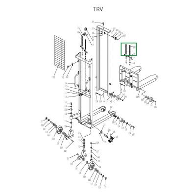 Цепь  гидроузла для TRV1516 купить в Москве с доставкой по всей России | ProtosMarket.ru