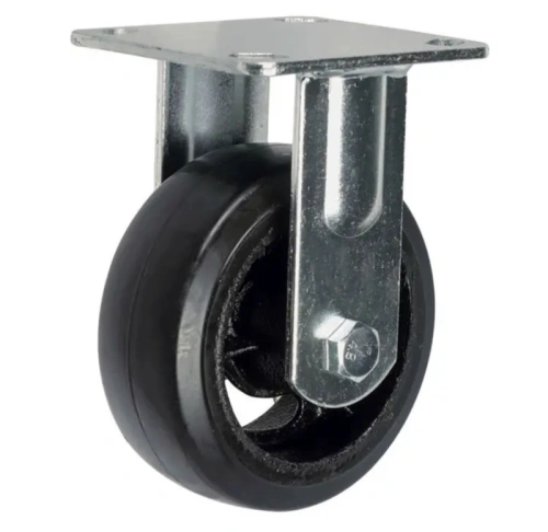 Колесо большегрузное неповоротное FCd 80 200 мм обрезиненное РФ по ценам производителя в Казани с доставкой по всей России