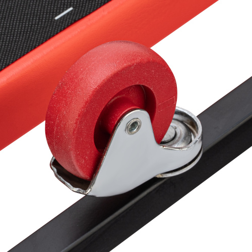 Лежак ремонтный на шести колесах, 1030 х 440 х 120 мм, поднимающийся подголовник Matrix купить в Москве с доставкой по всей России | ProtosMarket.ru