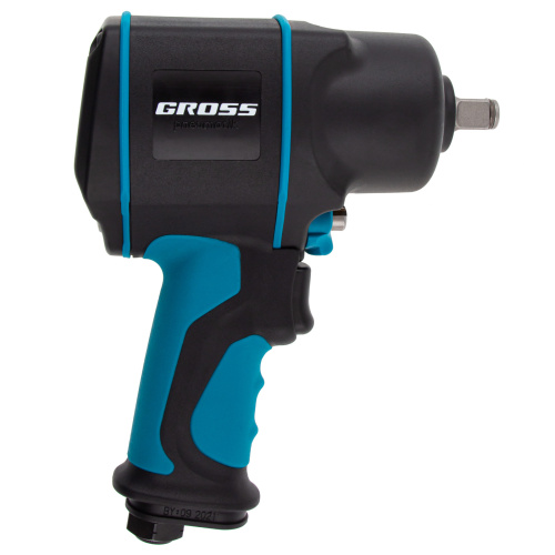 Гайковерт пневматический ударный G1285, 1/2, Twin Hammer, 1220Нм, 6500 об/мин, композитный Gross купить в Москве с доставкой по всей России | ProtosMarket.ru