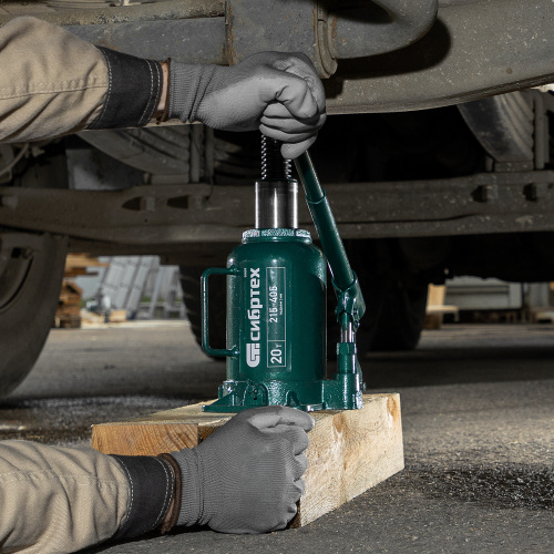 Домкрат гидравлический бутылочный, 20 т, 215-405 мм Сибртех купить в Москве с доставкой по всей России | ProtosMarket.ru