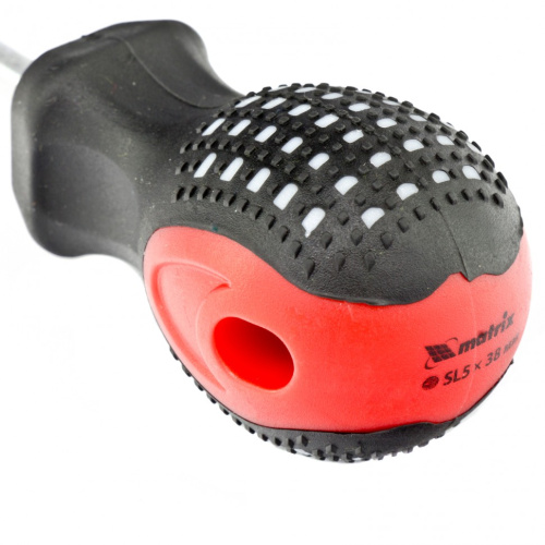 Отвертка Fusion, SL5 х 38 мм, CrV, трехкомпонентная рукоятка "Anti slip" Matrix купить в Москве с доставкой по всей России | ProtosMarket.ru