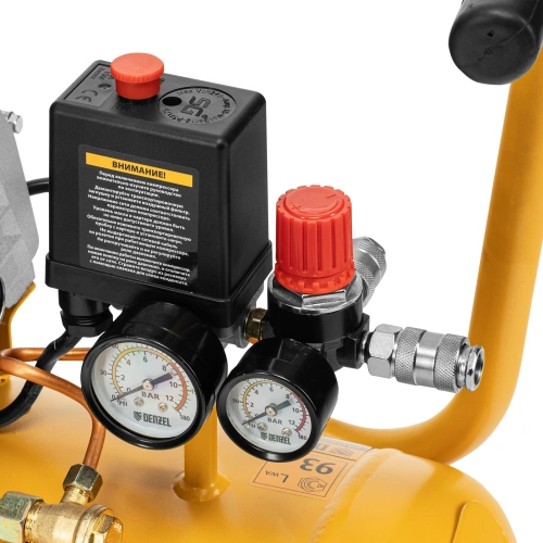 Компрессор воздушный, прямой привод DC1500/50, 1.5 кВт, 50 литров, 220 л/мин Denzel по ценам производителя в Казани с доставкой по всей России