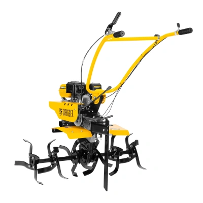 Мотоблок DPT-170SB, 7 л.с., ремен.сцеп, фрез 3х4, ШОМ, без колес, передачи 2В/1Н Denzel по ценам производителя в Казани с доставкой по всей России