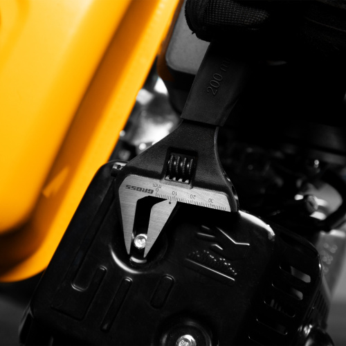 Ключ разводной, 200 мм, CrV, тонкие губки, защитные насадки Gross купить в Москве с доставкой по всей России | ProtosMarket.ru