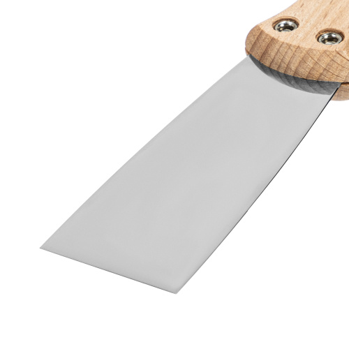 Шпательная лопатка из нержавеющей стали, 40 мм, буковая рукоятка, EFP Matrix купить в Москве с доставкой по всей России | ProtosMarket.ru