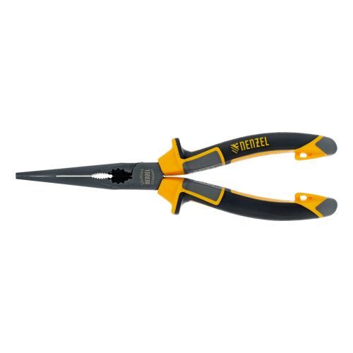 Длинногубцы прямые 205 мм, трехкомпонентные рукоятки Denzel купить в Москве с доставкой по всей России | ProtosMarket.ru