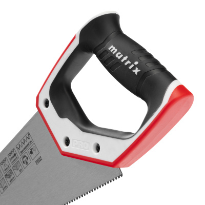 Ножовка по дереву для точных пильных работ, 350 мм, каленый зуб 3D, 14 TPI, трехкомпонентная рукоятка, Pro Matrix купить в Москве с доставкой по всей России | ProtosMarket.ru