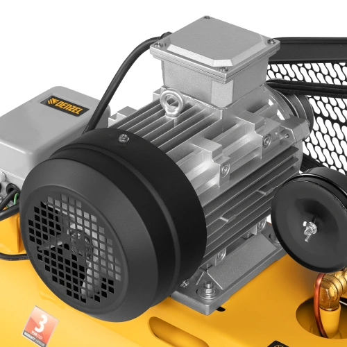 Компрессор воздушный BCW3000-T/100, ременный привод, 3.0 кВт, 100 литров, 520 л/мин Denzel по ценам производителя в Казани с доставкой по всей России