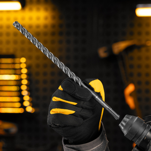 Бур по бетону, цельная крестовая пластина, 12x265 мм, SDS PLUS Denzel по ценам производителя в Казани с доставкой по всей России