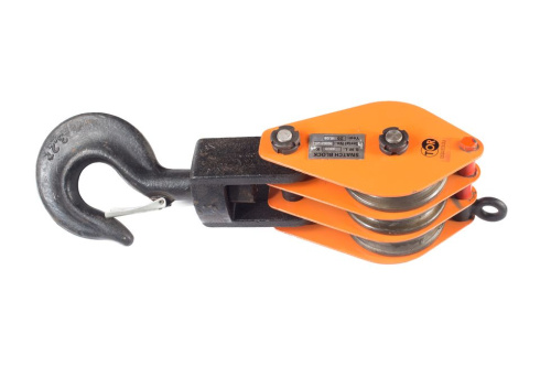 Блок монтажный трехрольный с крюком TOR 3,2 т купить в Москве с доставкой по всей России | ProtosMarket.ru