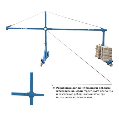 Строительная люлька SKYER SKR 6 купить в Москве с доставкой по всей России | ProtosMarket.ru