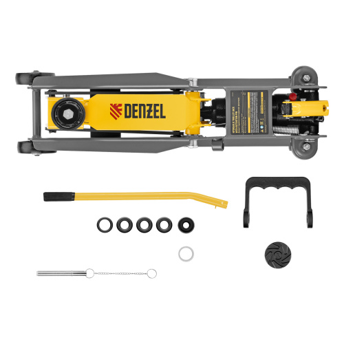 Домкрат гидравлический подкатной с фиксатором, 3 т, 190-532 мм, SUV/ Denzel по ценам производителя в Казани с доставкой по всей России