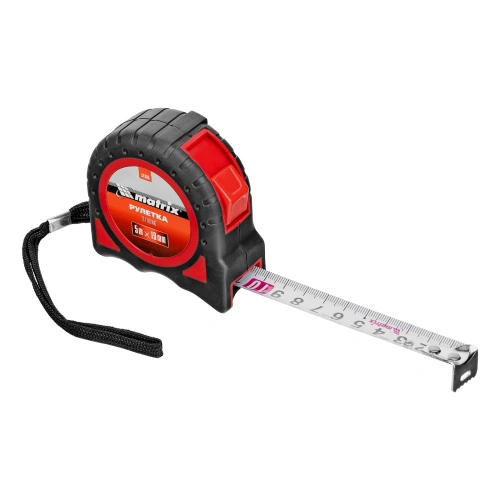 Рулетка Strong,5 м х 19 мм,обрезиненный корпус Matrix по ценам производителя в Казани с доставкой по всей России