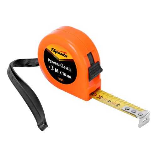 Рулетка Classic,3 м х 16 мм,пластиковый корпус Sparta по ценам производителя в Казани с доставкой по всей России
