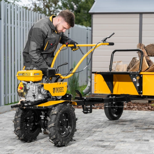 Мотоблок DPT-170S, 7 л.с., ремен.сцеп, фрез 3х4, ШОМ, передачи 2В/1Н Denzel по ценам производителя в Казани с доставкой по всей России