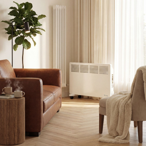 Конвектор электрический КМ-1500.2, 230 В, 1500 Вт, X-образный нагреватель, колеса, термостат MTX по ценам производителя в Казани с доставкой по всей России