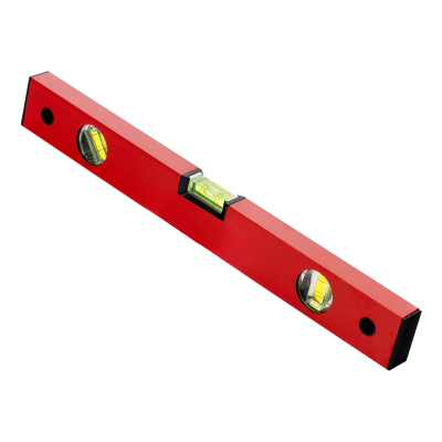 Уровень алюминиевый, 400 мм, 3 глазка, красный, линейка Matrix по ценам производителя в Казани с доставкой по всей России