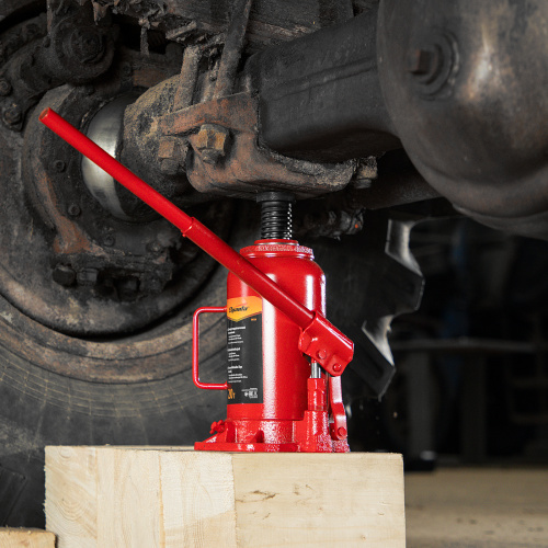 Домкрат гидравлический бутылочный, 20 т, h подъема 250-470 мм Sparta купить в Москве с доставкой по всей России | ProtosMarket.ru