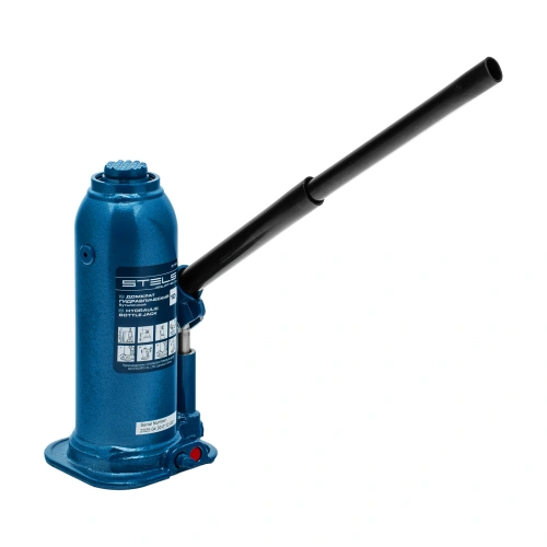 Домкрат гидравлический бутылочный, 10 т, h подъема 222-447 мм Stels по ценам производителя в Казани с доставкой по всей России