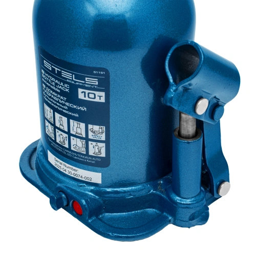 Домкрат гидравлический бутылочный телескопический, 10 т, подъем 180-430 мм Stels купить в Москве с доставкой по всей России | ProtosMarket.ru