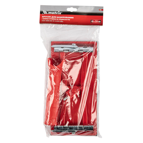 Брусок для шлифования 105 х 210 мм с шарнирным переходником под телескопическую ручку Matrix купить в Москве с доставкой по всей России | ProtosMarket.ru