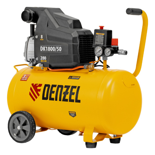 Компрессор воздушный DK1800/50, Х-PRO 1.8 кВт, 280л/мин, 50л Denzel купить в Москве с доставкой по всей России | ProtosMarket.ru