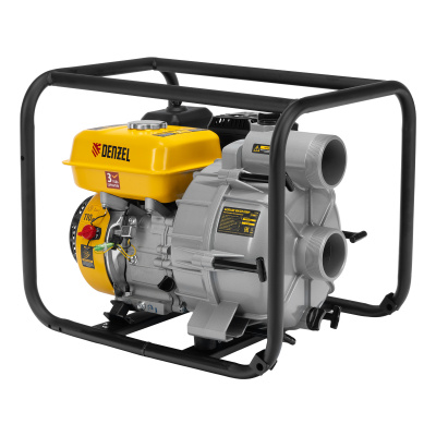 Мотопомпа бензиновая для грязной воды PX-80D7, 7 л.с., 3", 1300 л/мин, глуб 8 м,напор 30 м Denzel по ценам производителя в Казани с доставкой по всей России