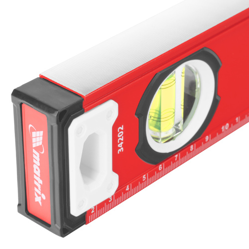 Уровень алюминиевый, фрезерованный, 3 глазка, рукоятки, 800 мм Matrix по ценам производителя в Казани с доставкой по всей России