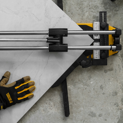 Плиткорез 1000х14мм, цельнометал. напр., каретка на подш., стальная станина, рукоятка-пенал Denzel по ценам производителя в Казани с доставкой по всей России